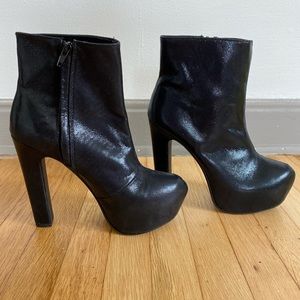 H&M Black Bootie Heels